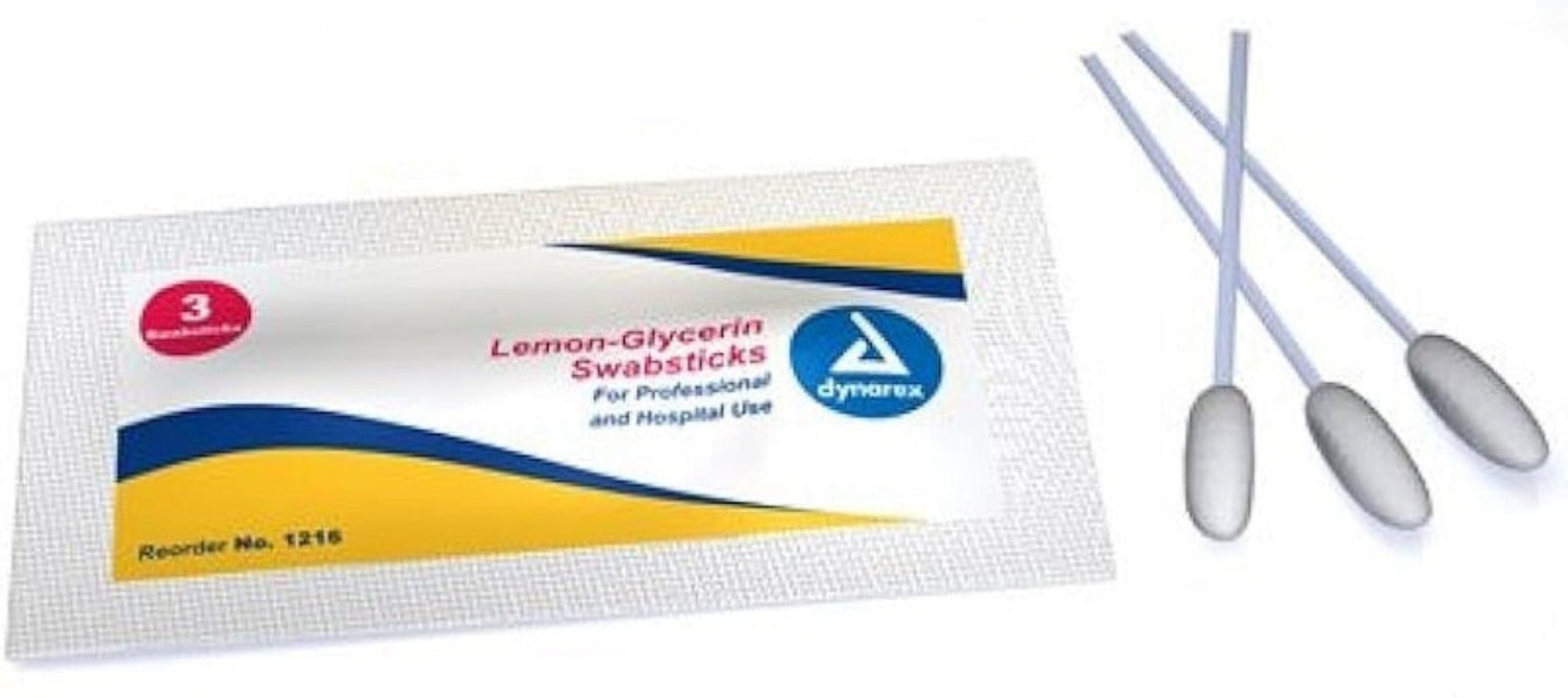 Lemon Glycerin Swabsticks 3 Pack