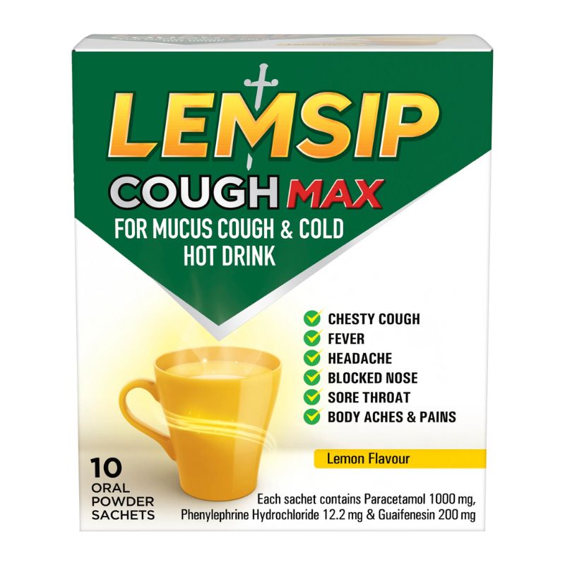 Lemsip Max Mucus Cough Hot Drink 10