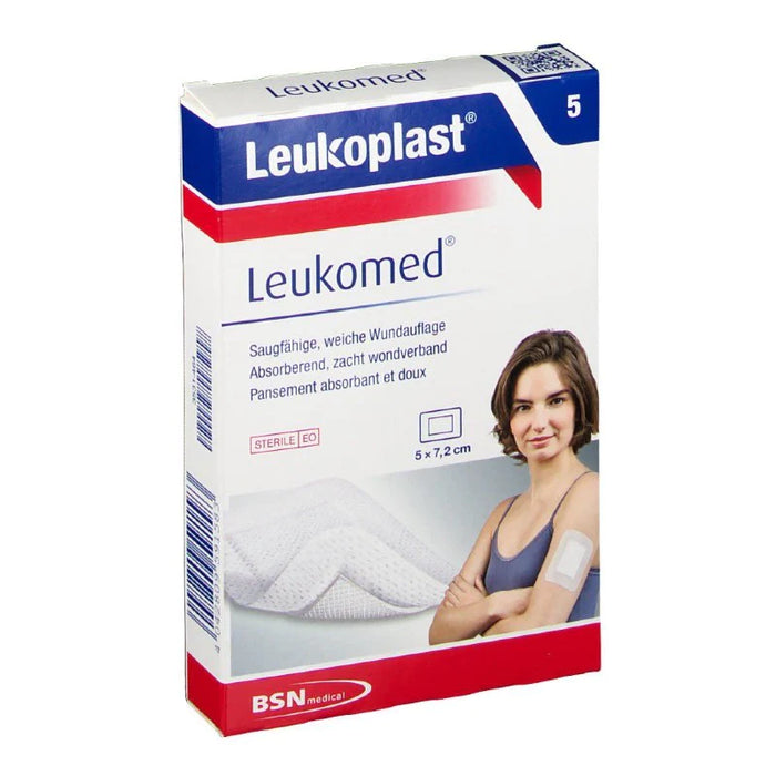 Leukomed dressing white 5x7.2cm