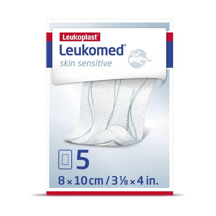 Leukoplast Leukomed T Skin Sensitive Dressings 8 x 10cm (5)