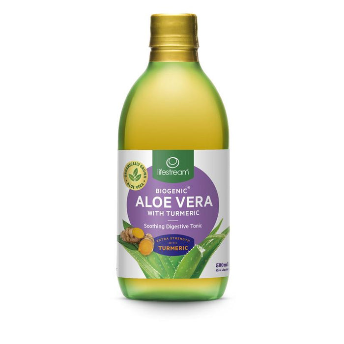 Lifestream Biogenic Aloe Vera + Turmeric Tonic 500ml