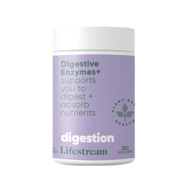 Lifestream Digestive Enzymes+ Vege Caps 180