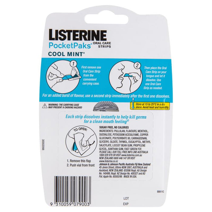 Listerine PocketPaks Triple Pack Cool Mint