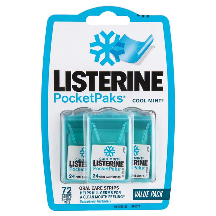 Listerine PocketPaks Triple Pack Cool Mint