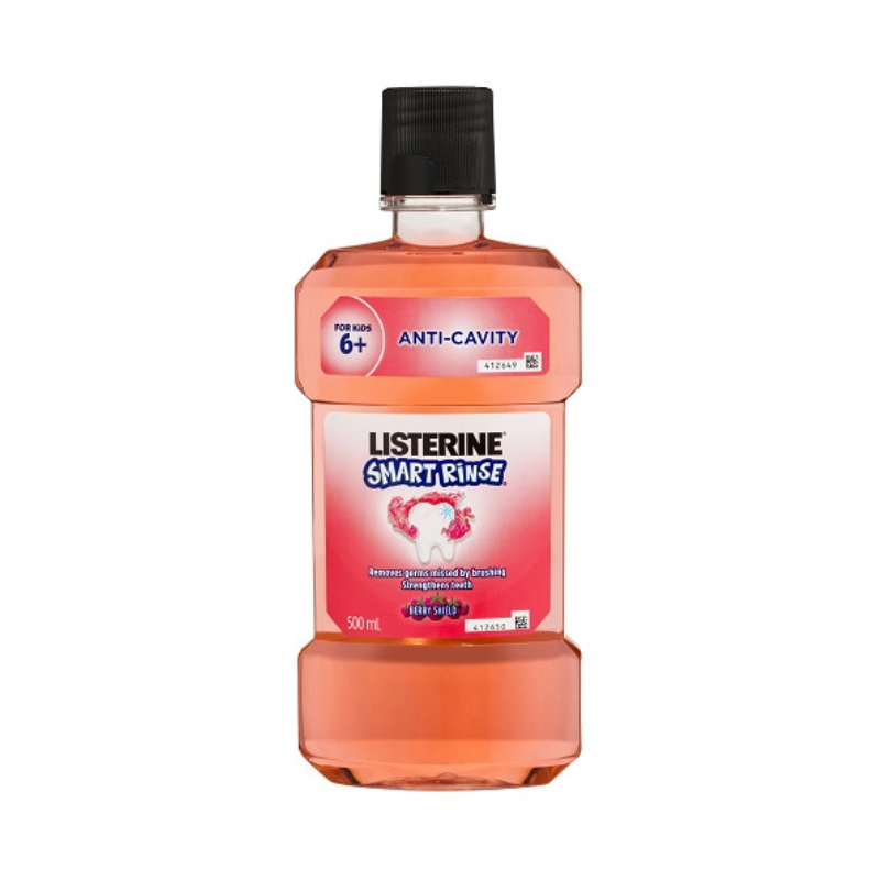 Listerine Smart Rinse Berry Shield - Mouthwash 500ml