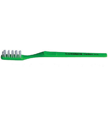 Luxident Adult Longhead Toothbrush Medium Vee Tuft (311A)