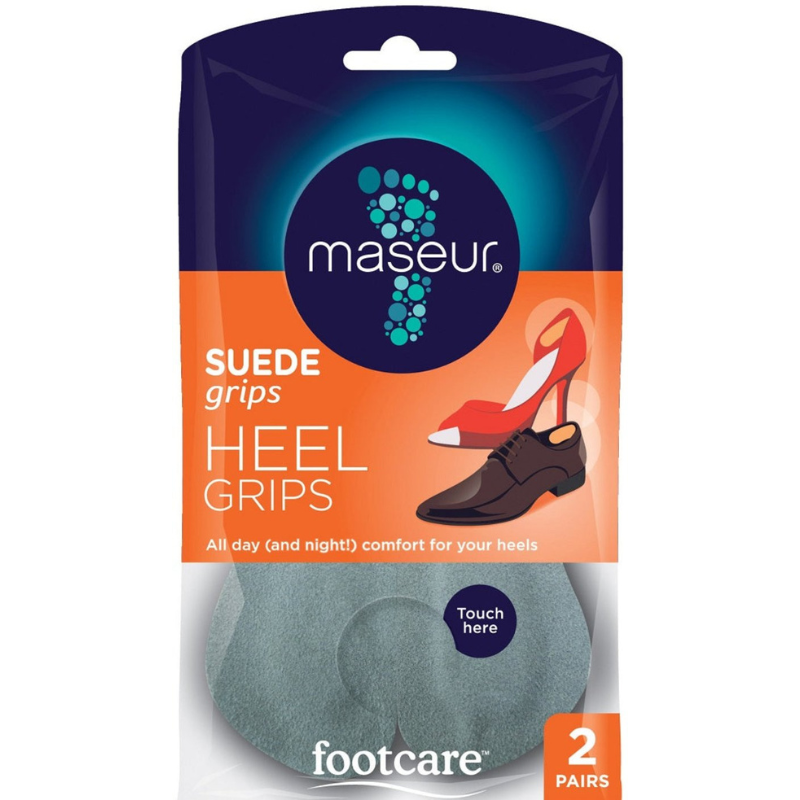 MASEUR Suede Heel Grips Twin