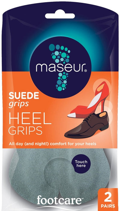 MASEUR Suede Heel Grips Twin