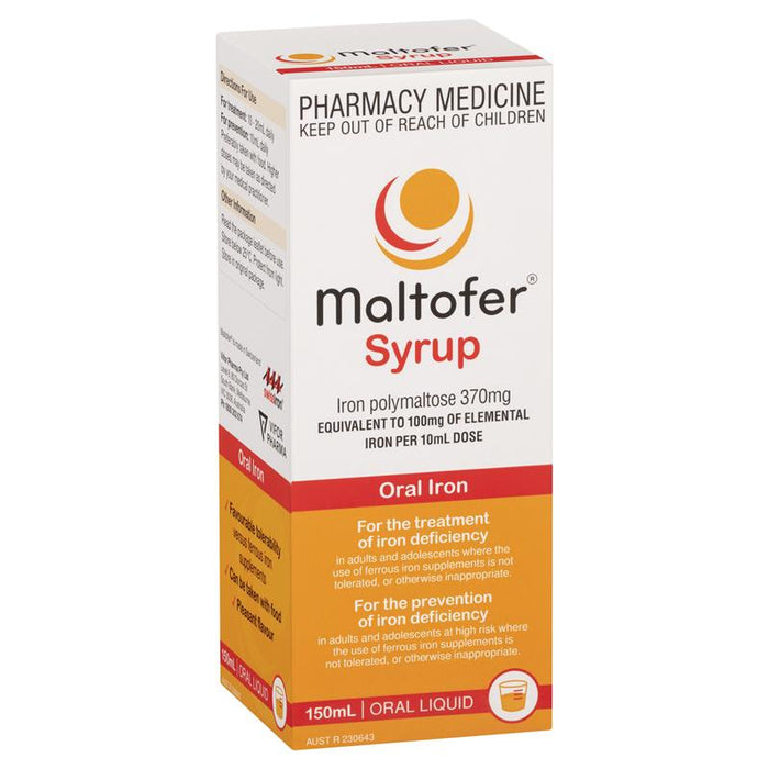 Maltofer Iron Polymaltose 370mg Syrup 150ml