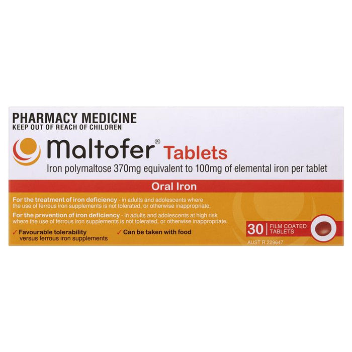 Maltofer Iron Polymaltose 370mg Tablets 30