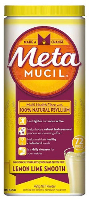 Metamucil Lemon Lime Smooth Powder 425g