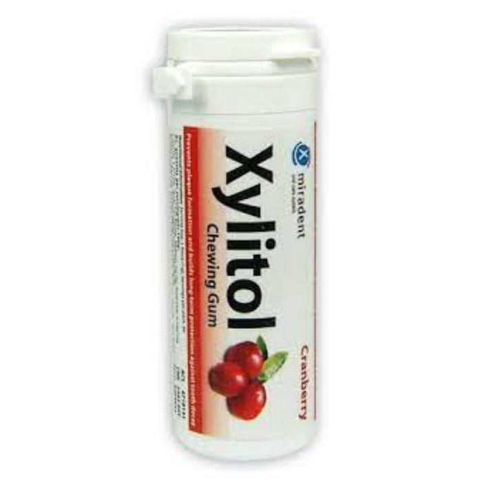 Miradent Xylitol Chewing Gum 30 Cranberry