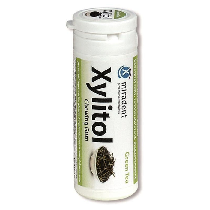 Miradent Xylitol Chewing Gum 30 Green Tea