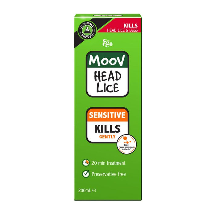 Moov Head Lice Solution 200ml - SENSITIVE