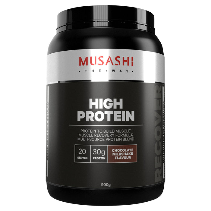 Musashi High Protein Powder - Chocolate Milkshake 900g