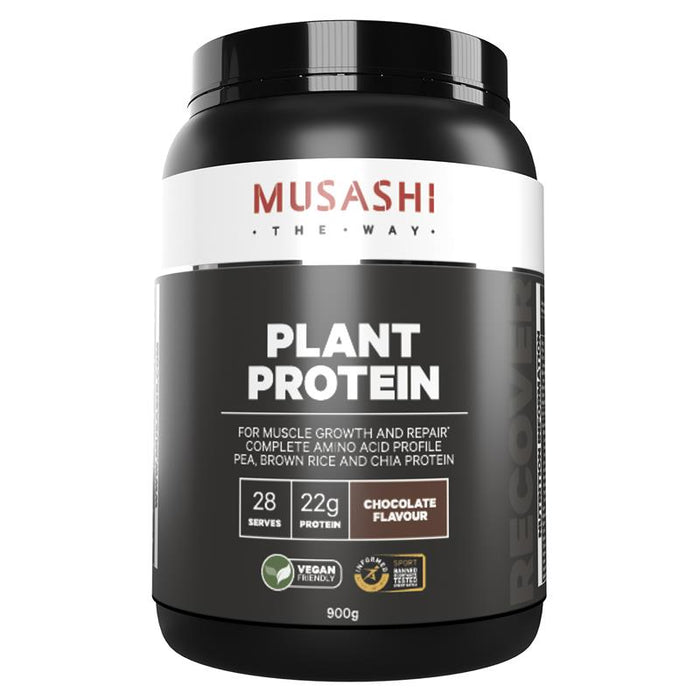 Musashi Plant Protein Powder - Chocolate 900g