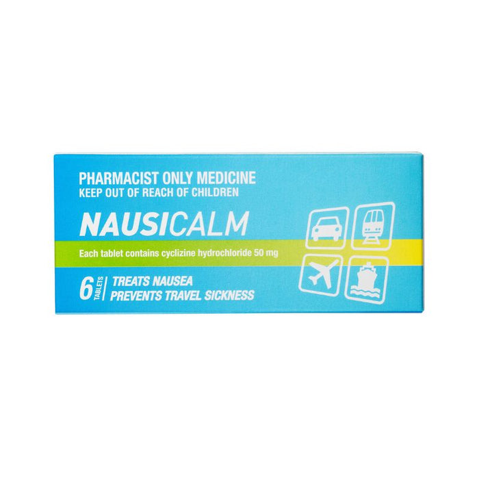 NAUSICALM 50mg Tablets 6s