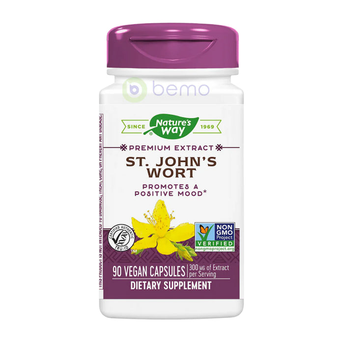 Natures Way Herbal - St Johns Wort Capsules 90