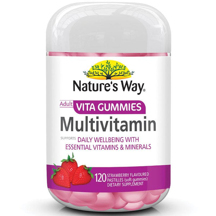 Natures Way NZ - Adult Vita Gummies Multivitamin 120 - Strawberry