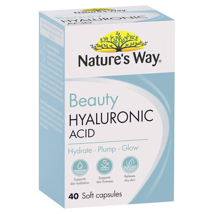 Natures Way NZ - Beauty Hyaluronic Acid Capsules 40