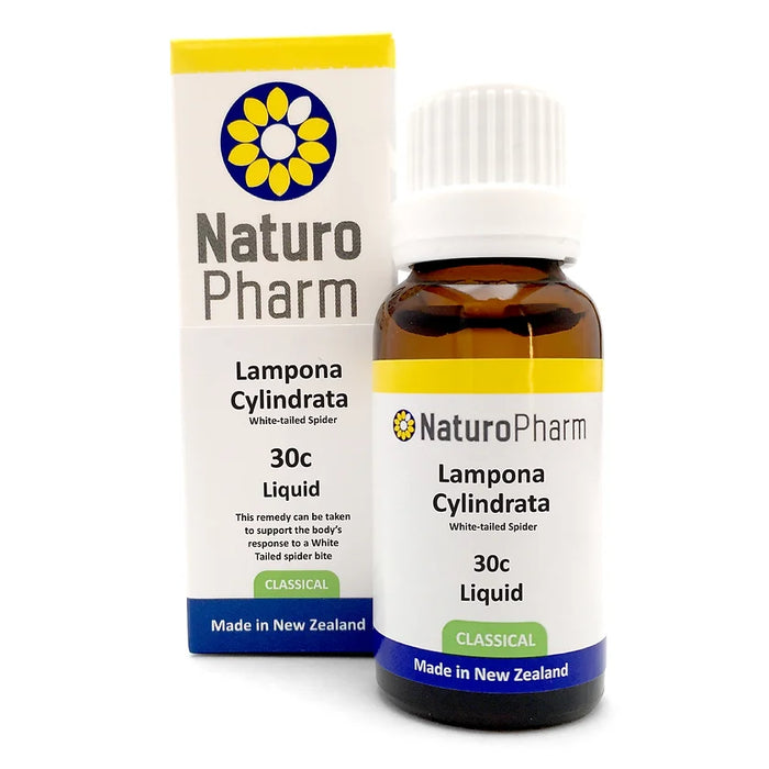 Naturo Pharm Classical Lampona Cylindrata 30c (White Tailed Spider) Liquid 20ml