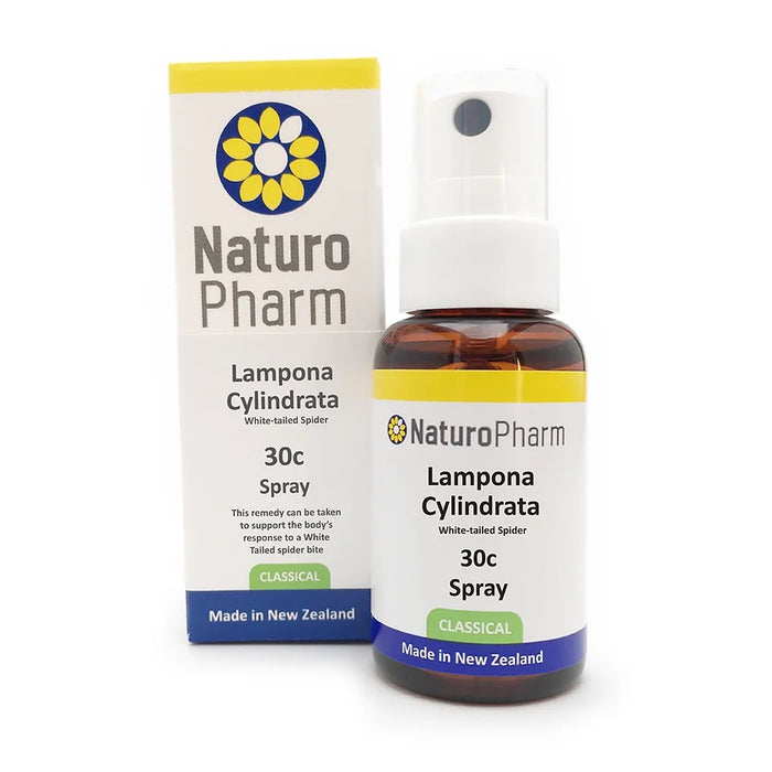 Naturo Pharm Classical Lampona Cylindrata 30c (White Tailed Spider) Spray 25ml