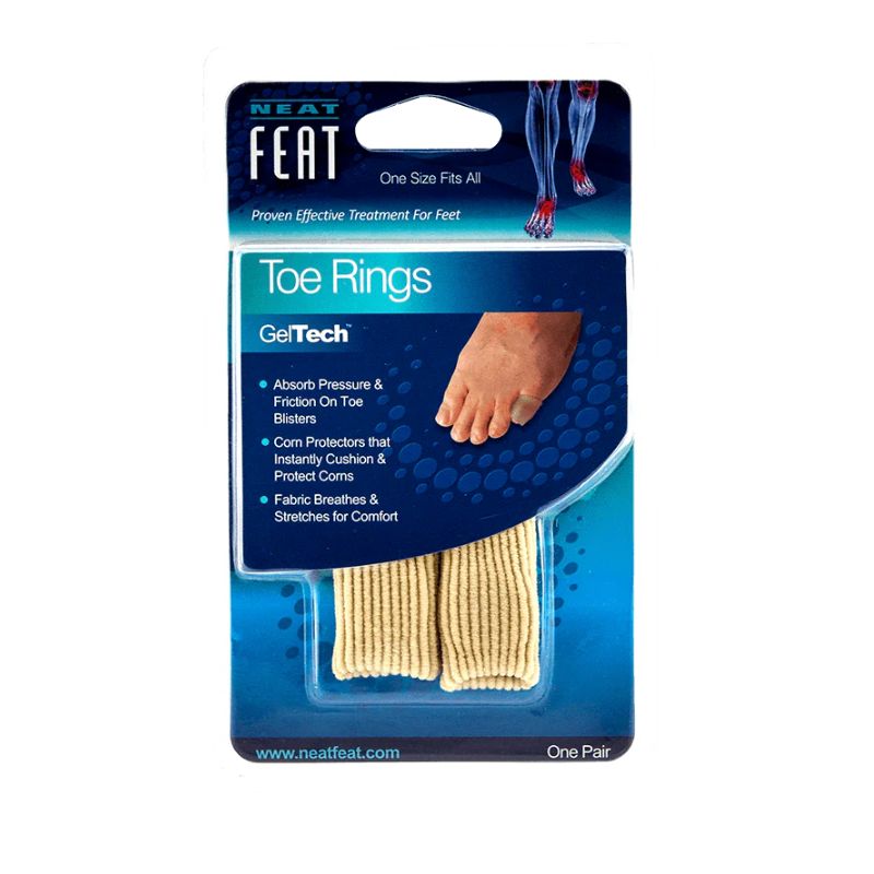 Neat Feat Gel Toe Ring Padding and Protection For Corns