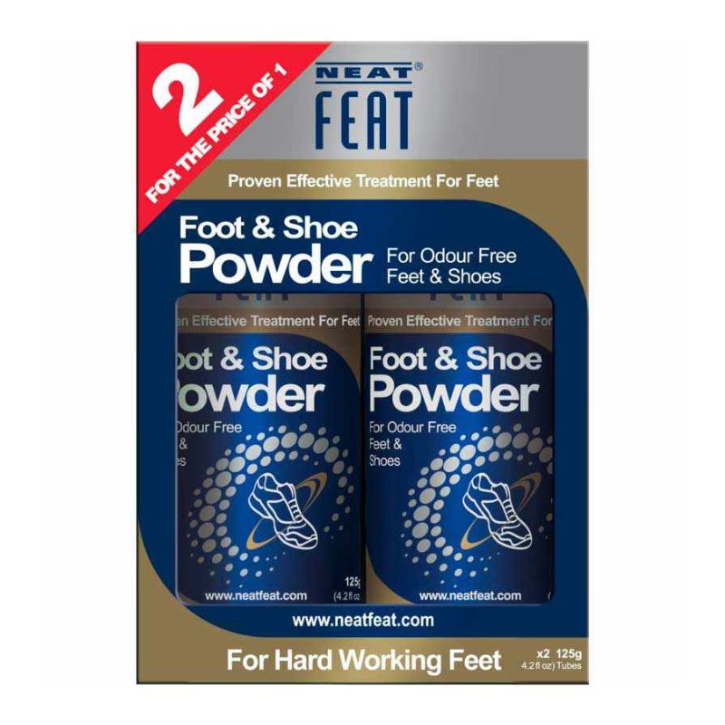 Neat Feat Shoe & Foot Powder 2 For 1