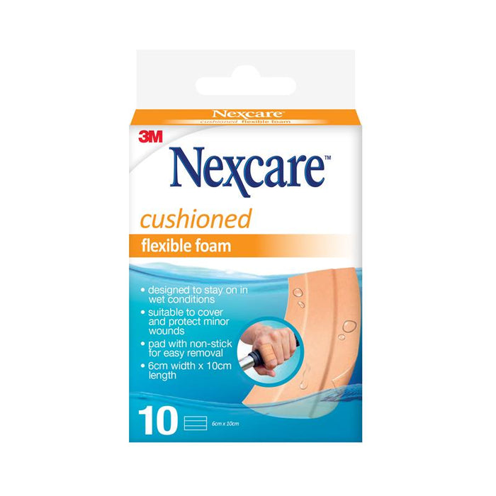 Nexcare - Cushioned Flexible Foam 6 x 10cm 10