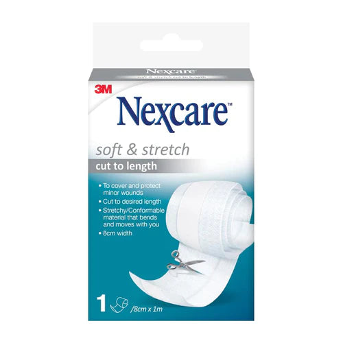 Nexcare - Soft & Stretch Cut to Length 8cm x 1m
