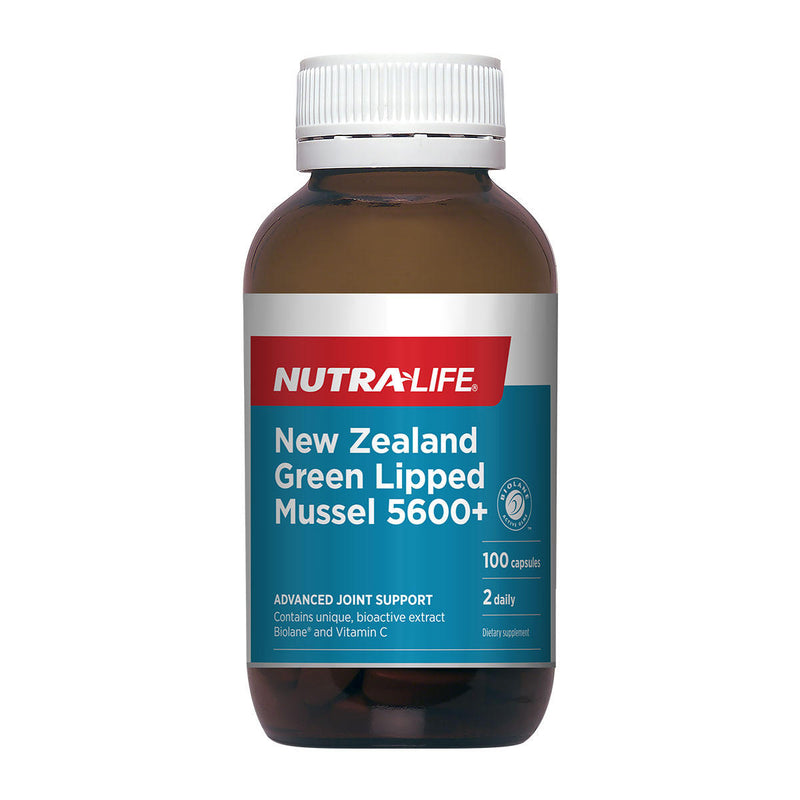 Nutralife New Zealand Green Lipped Mussel 5600+ Capsules 100
