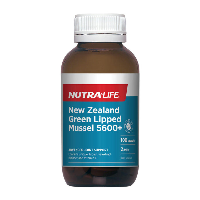 Nutralife New Zealand Green Lipped Mussel 5600+ Capsules 100