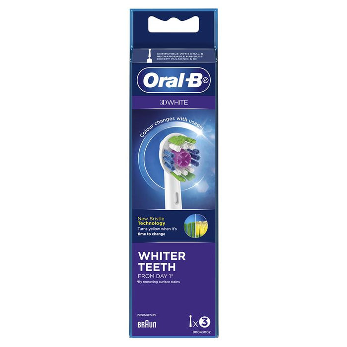 Oral B 3D White Brush Heads 3 Pack