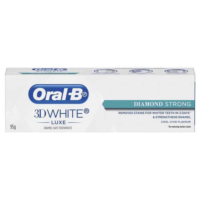 Oral B 3D White Luxe Diamond Strong Toothpaste 95g