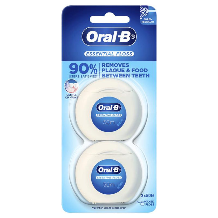 Oral B Essentials Floss 2 x 50m Value Pack