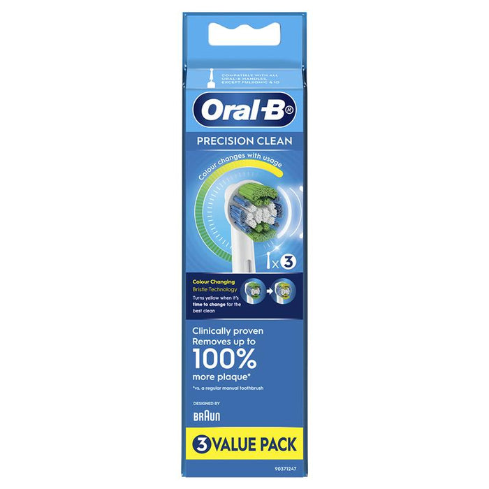 Oral B Precision Clean Brush Heads 3 PK