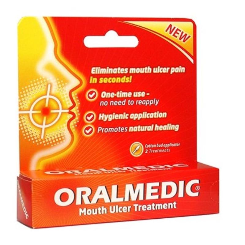 Oralmedic Mouth Ulcer Treatment 2 Single Use Applicators 2x0.2ml