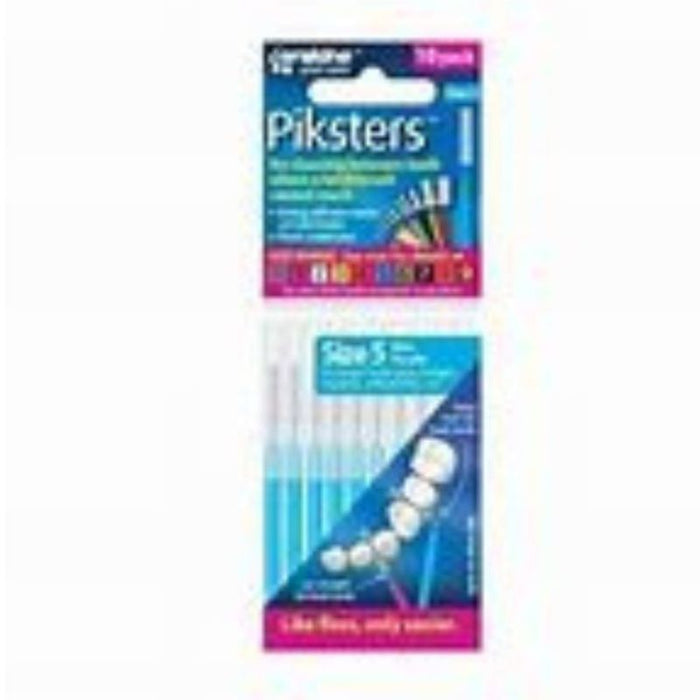 Piksters Interdental Toothbrush Size 5 Blue (10 Pack)