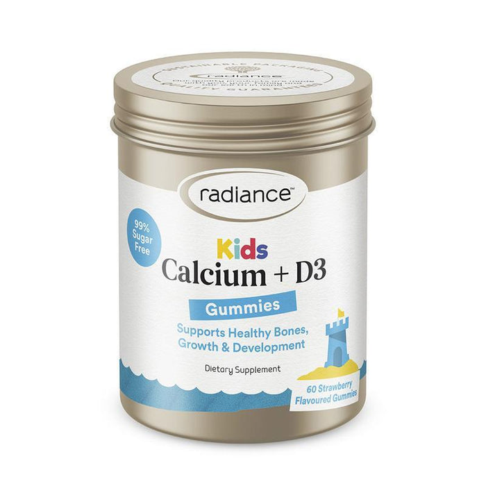 Radiance Kids Calcium + D3 Gummies 60 - Strawberry