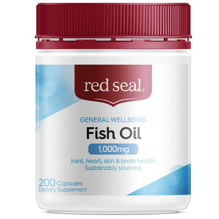 Red Seal Fish Oil 1000mg Capsules 200