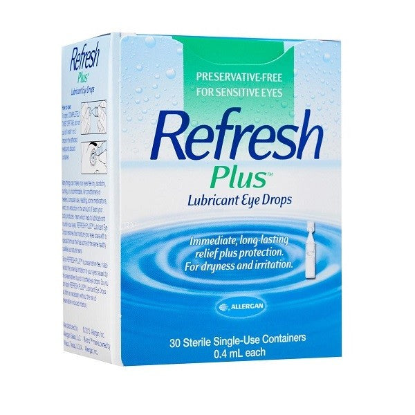 Refresh Plus Lubricant Eye Drops 30 X 0.4ml