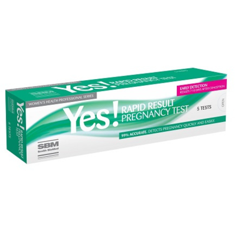 SBM Yes Pregnancy Test 5pk