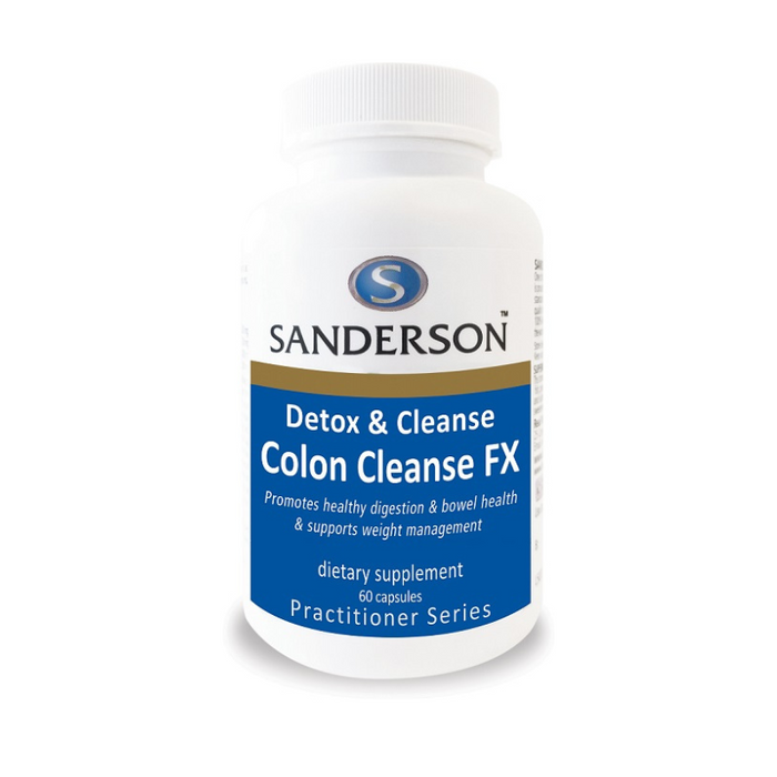 Sanderson Detox & Cleanse Colon Cleanse FX Capsules 60