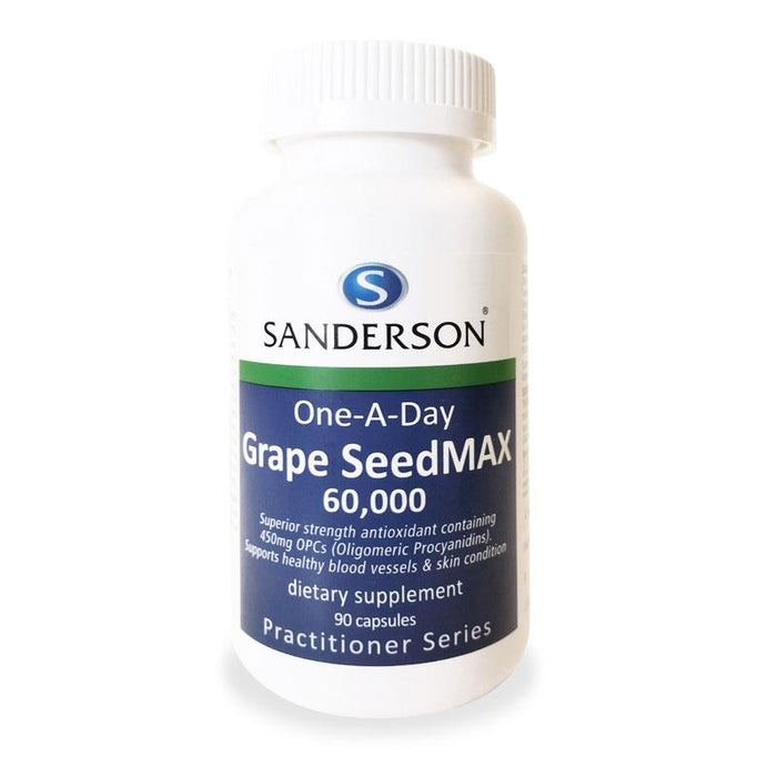 Sanderson Grape SeedMAX 60,000 Capsules 90