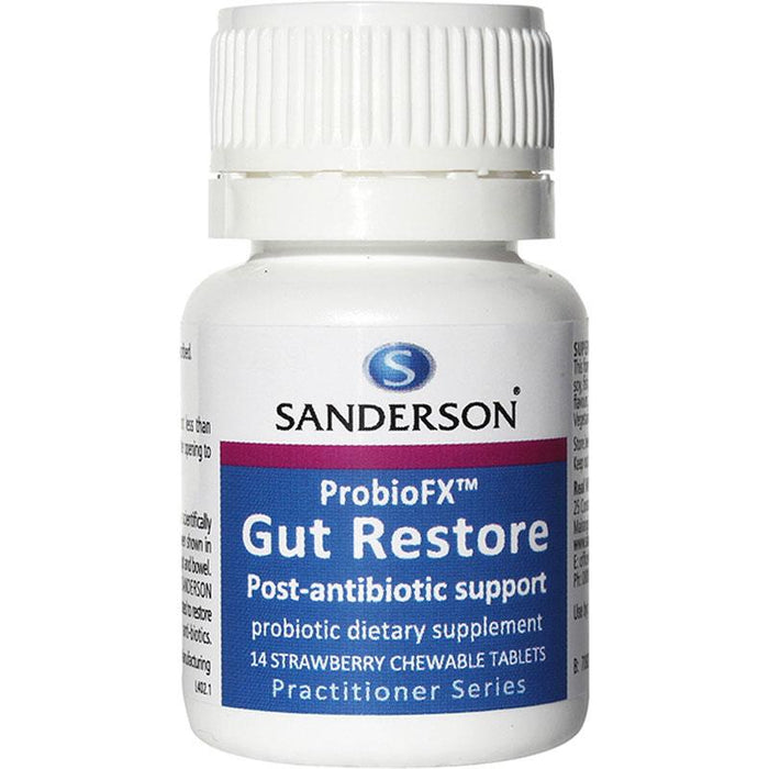 Sanderson ProbioFX Gut Restore Antibiotic Support Tablets 14