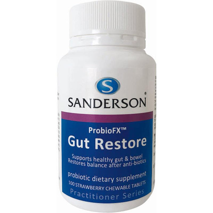 Sanderson ProbioFX Gut Restore Chewable Tablets 100