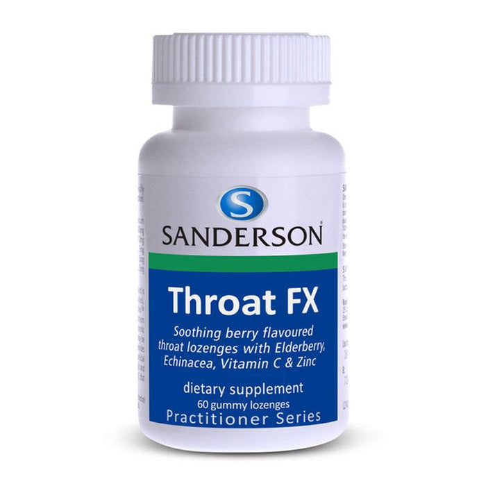 Sanderson Throat FX Gummy Lozenges 60