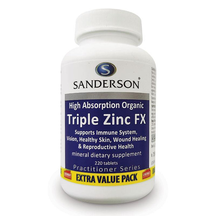 Sanderson Triple Zinc FX Tablets 100