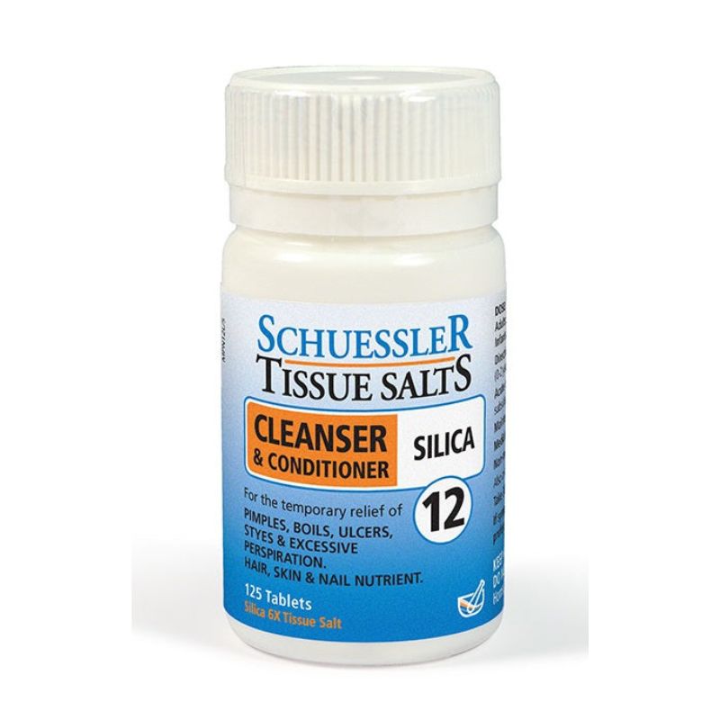 Schuessler Tissue Salts - Silica Cleanser & Conditioner Tablets 125