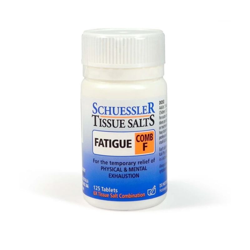 Schuessler Tissue Salts COMB (F) Fatigue Tablets 125